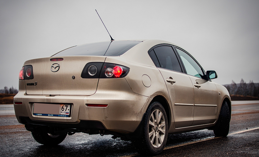 Заднее стекло MAZDA 3 SED 4D (BK), 3 5D HB (BK)